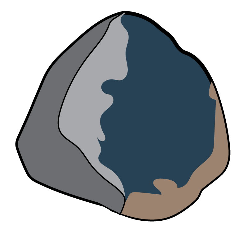 A rock.